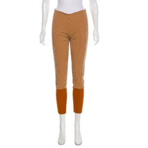 MIU MIU // Orange Knit Pants